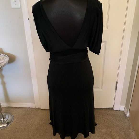 Diane vonFurstenberg Black Wrap Dress - Picture 4 of 10